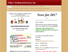 Tablet Screenshot of clinetechnicalservices.com